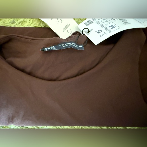 Zara - Sleeveless Brown Bodysuit - Picture 3 of 5